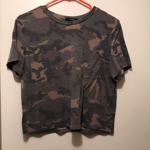 Camo crop top